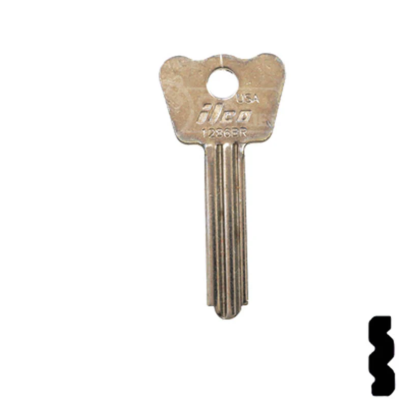 Uncut Key Blank | Master Padlock | 1286BR