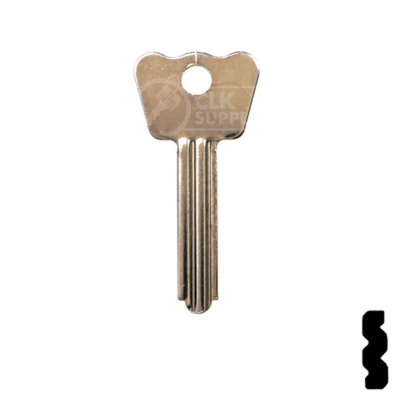 Uncut Key Blank | Master Padlock | 1286BR - Image 13