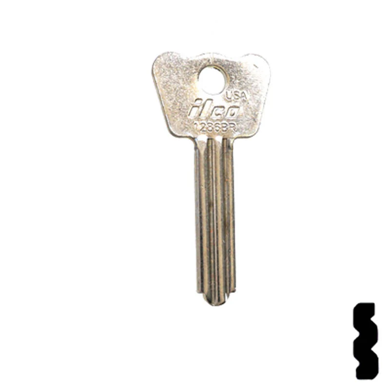 Uncut Key Blank | Master Padlock | 1286BR - Image 2