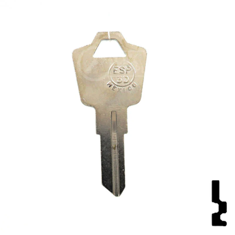Uncut Key Blank | ESP | 1502, ES8 - Image 13