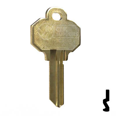 Uncut Key Blank | Baldwin | 1510, BW2 - Image 14