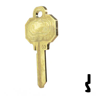 Uncut Key Blank | Baldwin | 1510, BW2 - Image 21