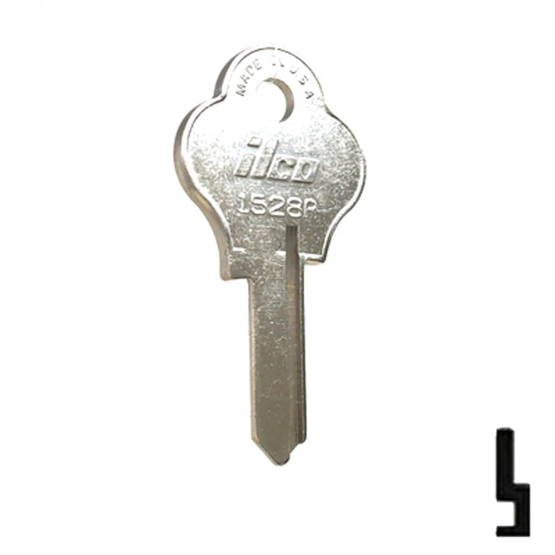Uncut Key Blank | Pado | 1528R - Image 3