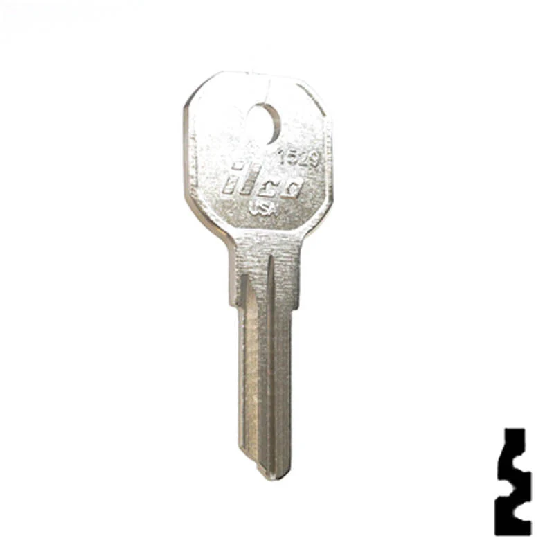 Uncut Key Blank | Delta, Husky | 1529 - Image 3