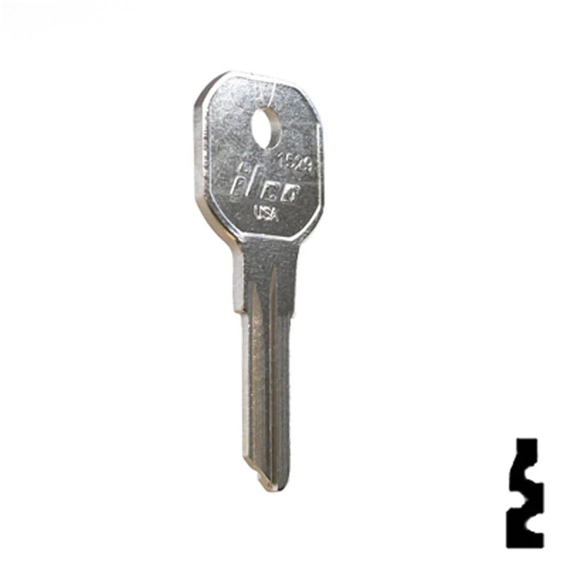 Uncut Key Blank | Delta, Husky | 1529 - Image 4