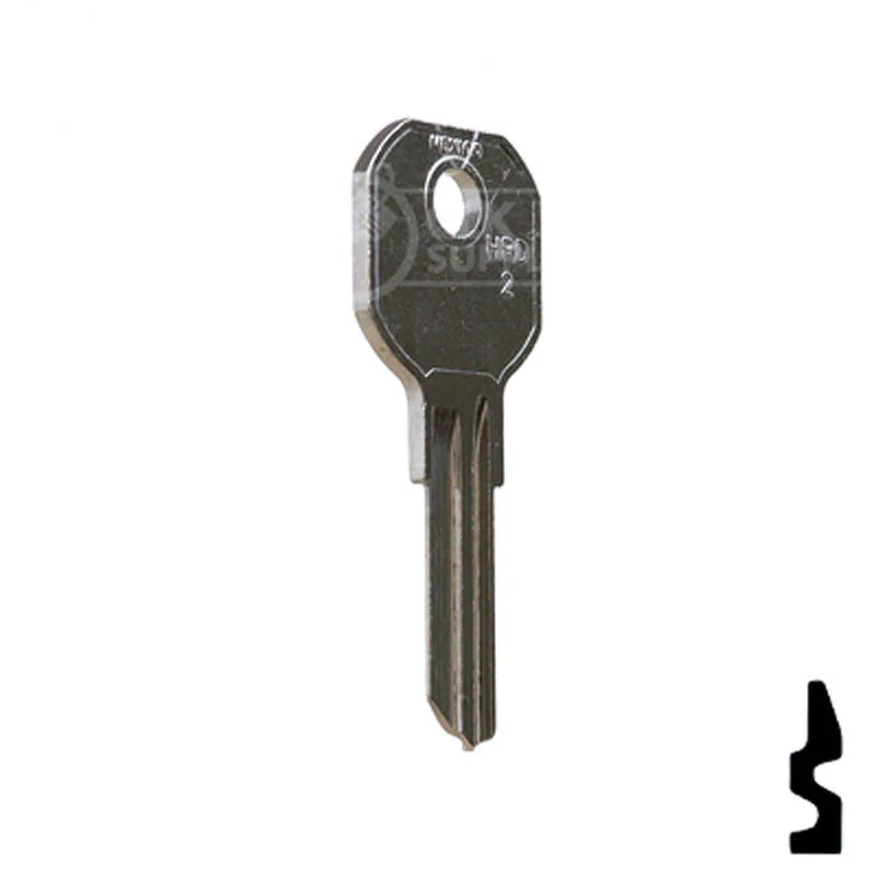 Uncut Key Blank | Hurd, Delta | 1536R - Image 16
