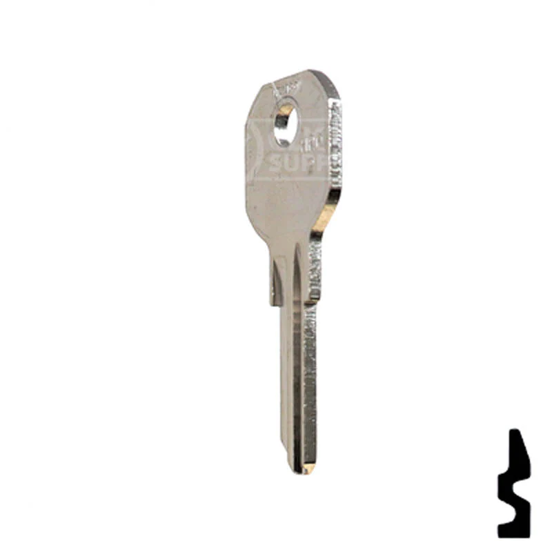 Uncut Key Blank | Hurd, Delta | 1536R - Image 9