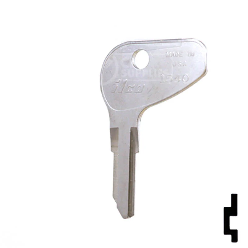 Uncut Key Blank | Kubota Tractor | 1540 - Image 24