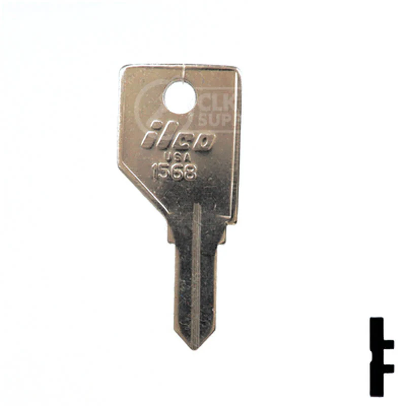 Uncut Key Blank | Shaw Walker | 1568 - Image 2