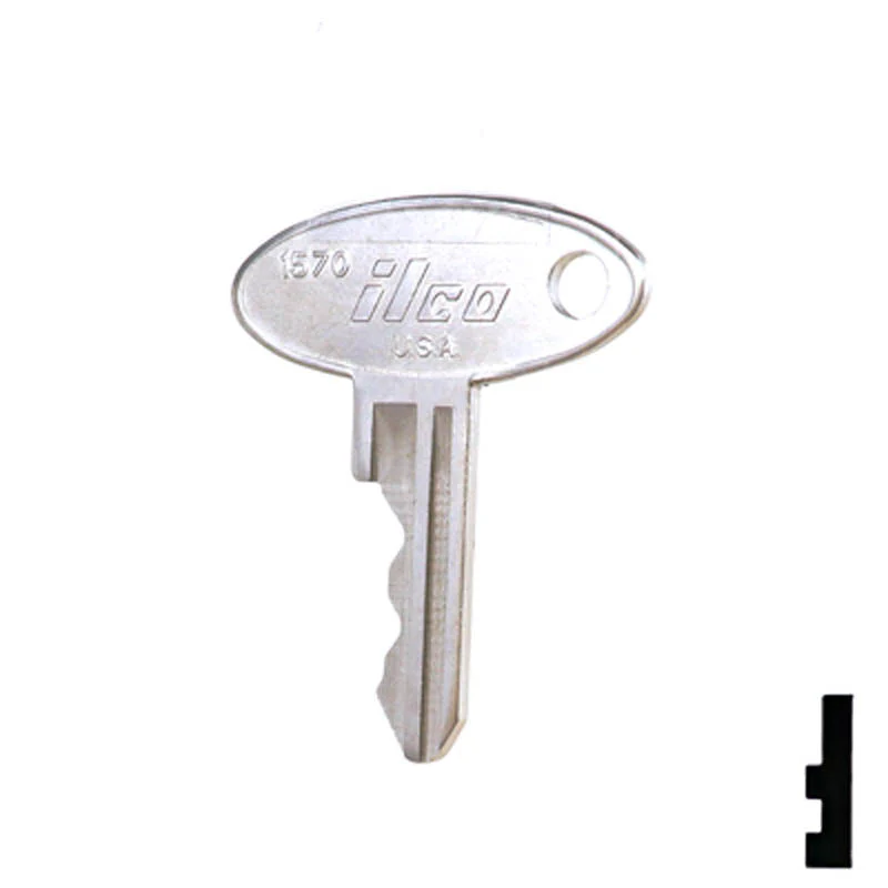 Uncut Key Blank | Ford Tractor | 1570 - Image 24