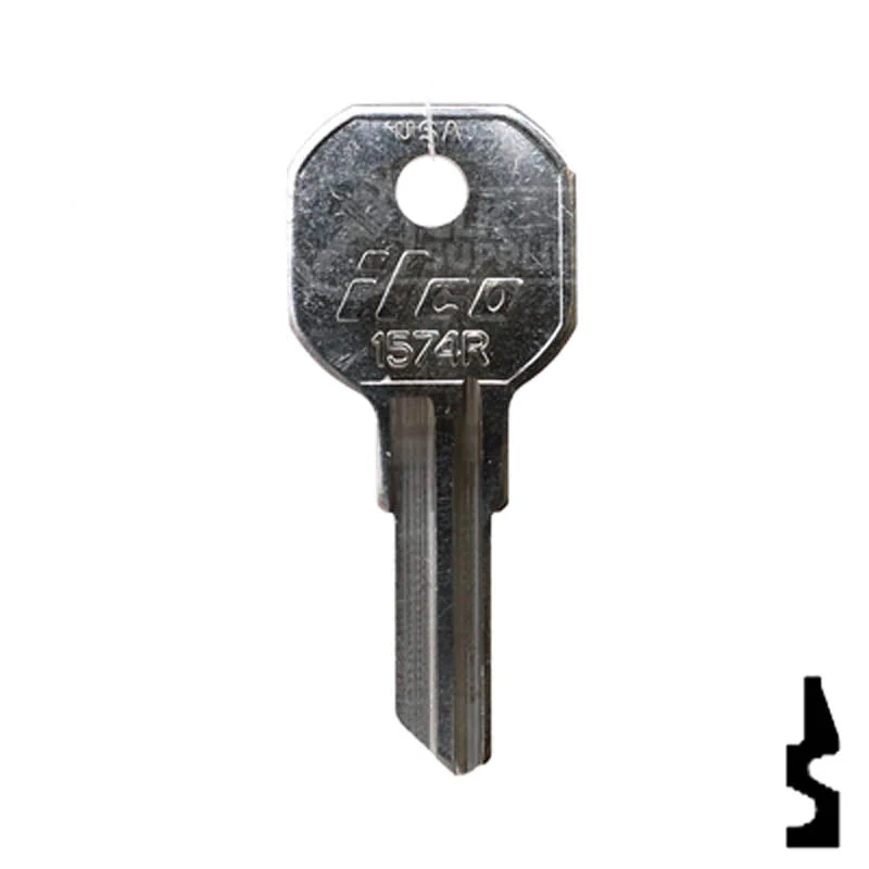 Uncut Key Blank | Hurd, Square D | 1574R