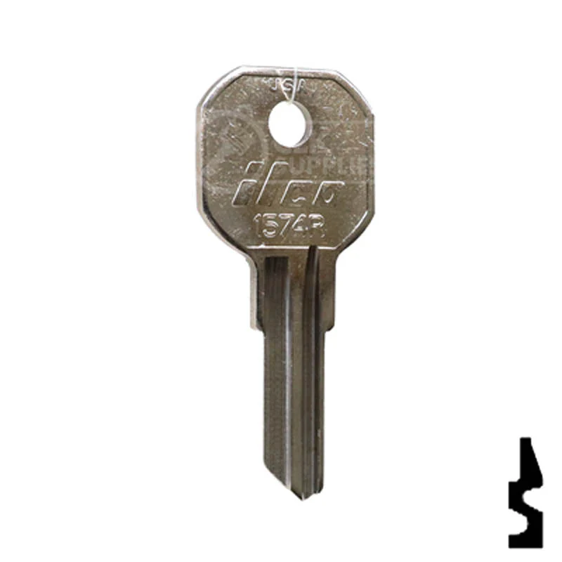 Uncut Key Blank | Hurd, Square D | 1574R - Image 3