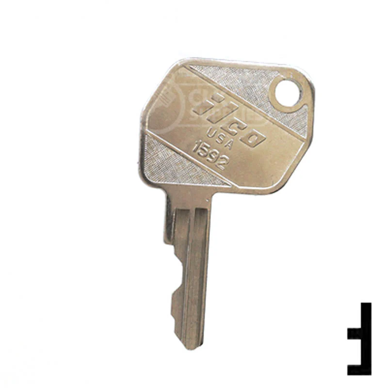 Uncut Key Blank | Ford Tractor | 1592 - Image 2
