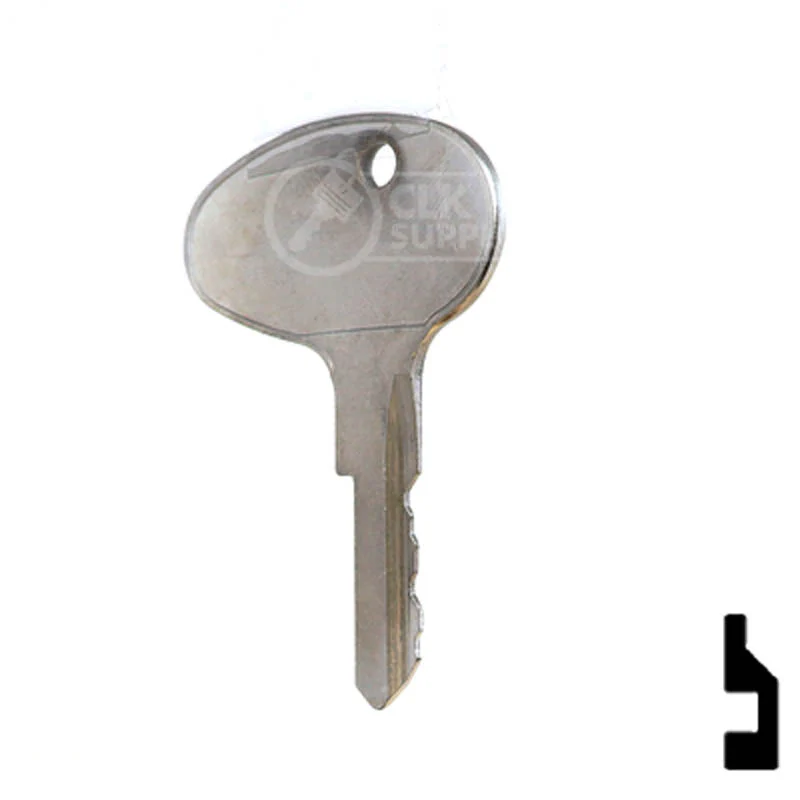 Precut Key Blank | Caterpillar, Mitsubishi | 1596 - Image 11