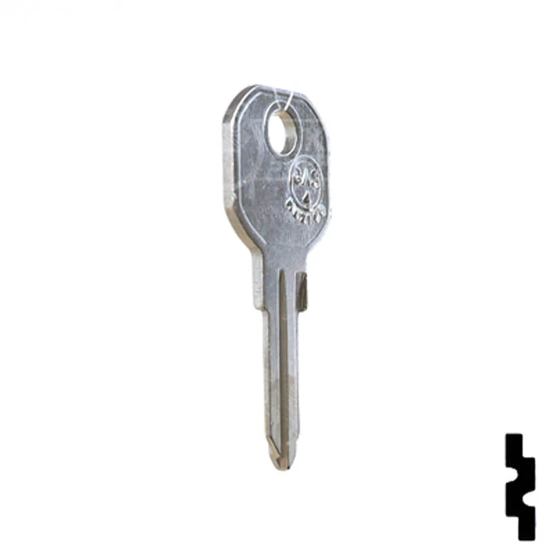Uncut Key Blank | Gas Cap, Southco | 1611 - Image 17