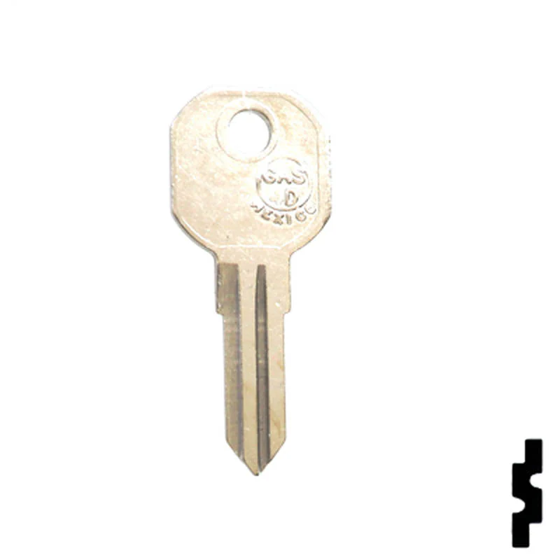 Uncut Key Blank | Southco, Gas Cap  | 1611R - Image 14