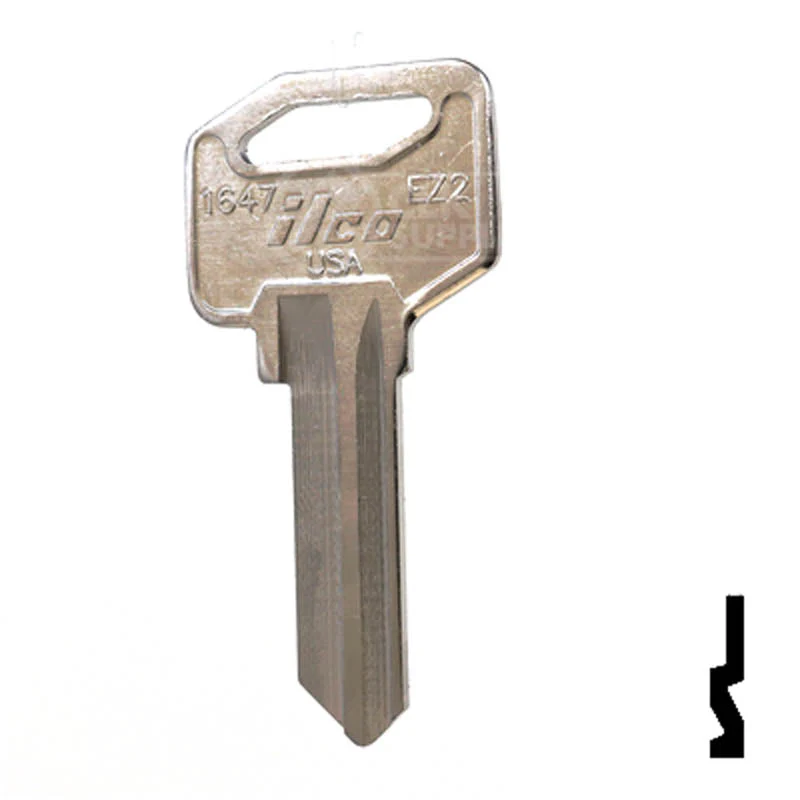 Uncut Key Blank | Imported Schlage, EZ-Set | 1647, EZ2, SC1 - Image 23