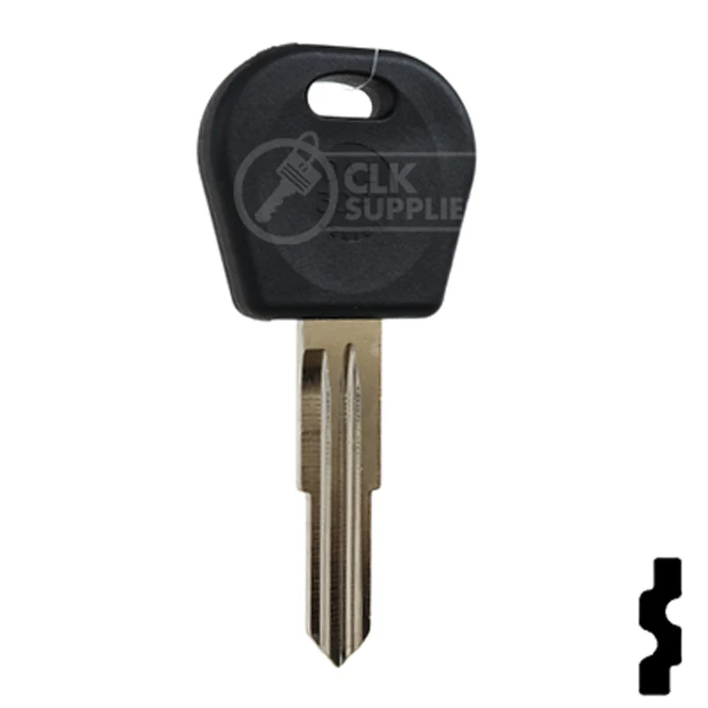 Uncut OEM Transponder Key Blank | Chevrolet Aveo, Pontiac G3 (DWO4RT6) 48 Chip - Image 15