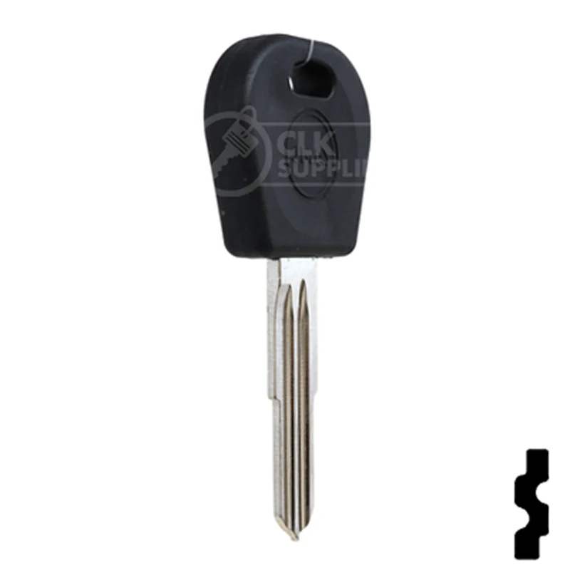 Uncut OEM Transponder Key Blank | Chevrolet Aveo, Pontiac G3 (DWO4RT6) 48 Chip - Image 5