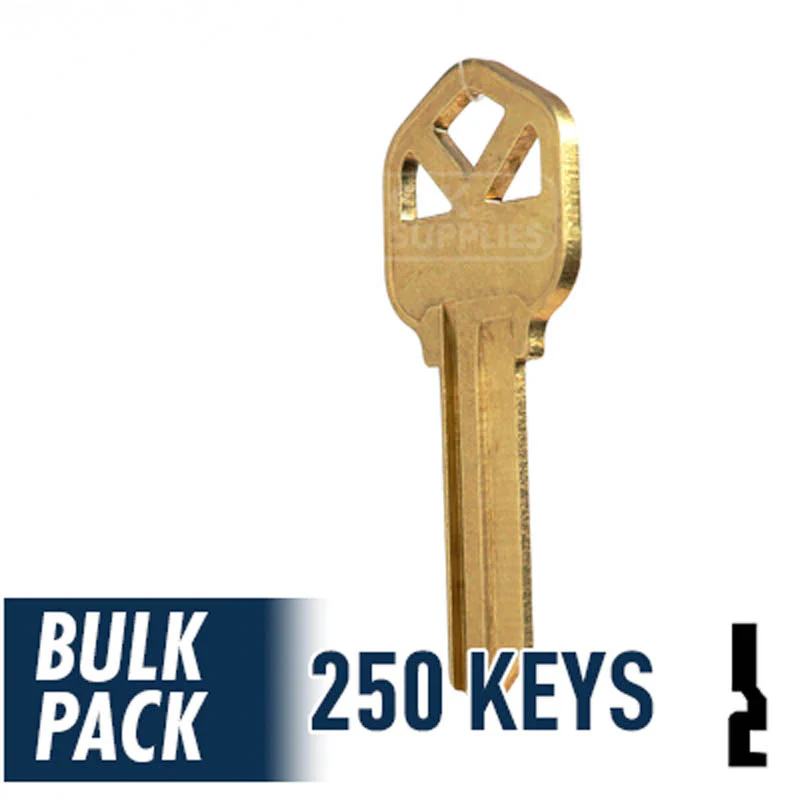 Uncut Key Blank | Kwikset | KW1 - 250 Pack - Image 10
