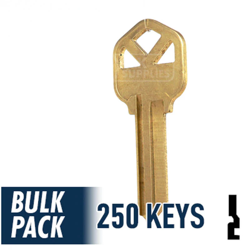 Uncut Key Blank | Kwikset | KW1 - 250 Pack - Image 11