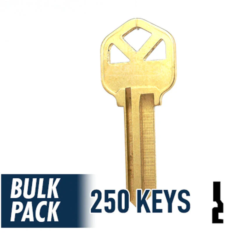 Uncut Key Blank | Kwikset | KW1 - 250 Pack - Image 12