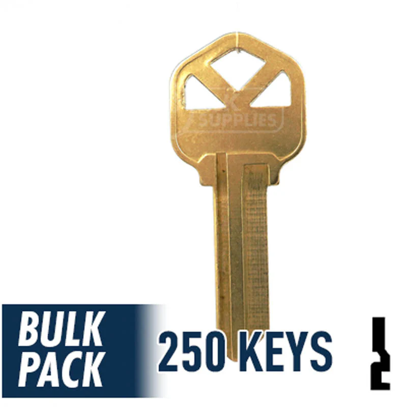 Uncut Key Blank | Kwikset | KW1 - 250 Pack - Image 13