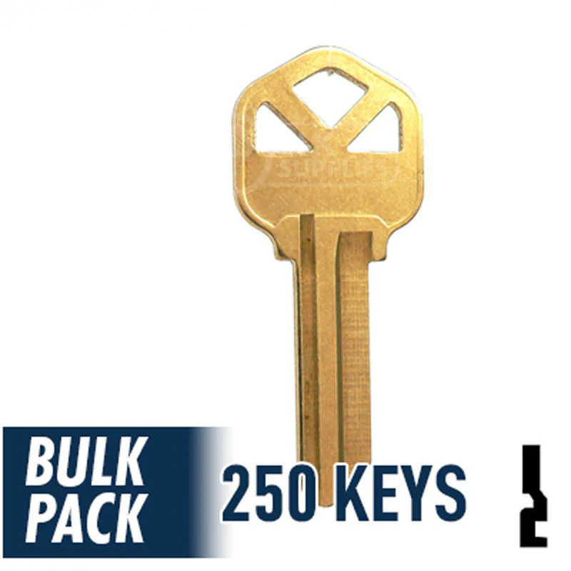 Uncut Key Blank | Kwikset | KW1 - 250 Pack - Image 14