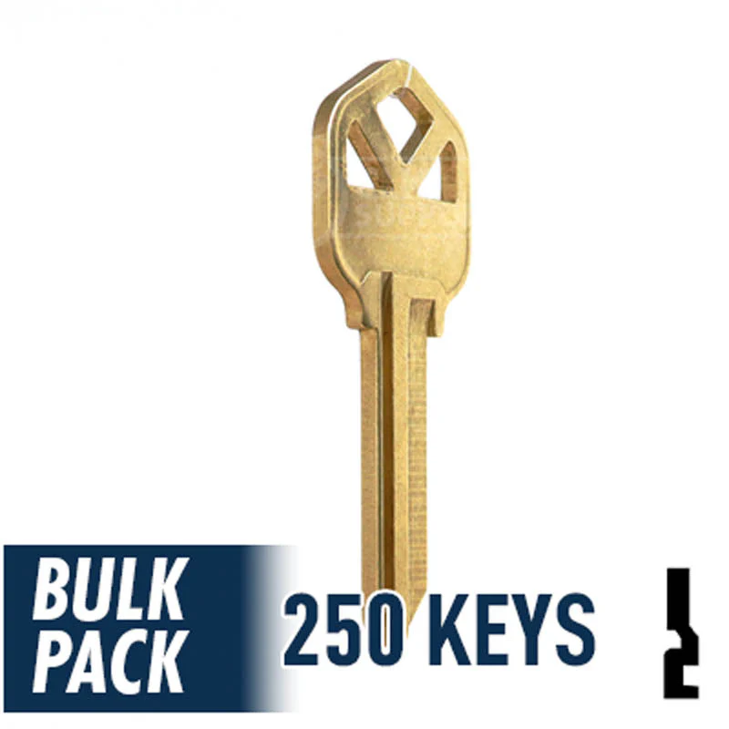 Uncut Key Blank | Kwikset | KW1 - 250 Pack - Image 17