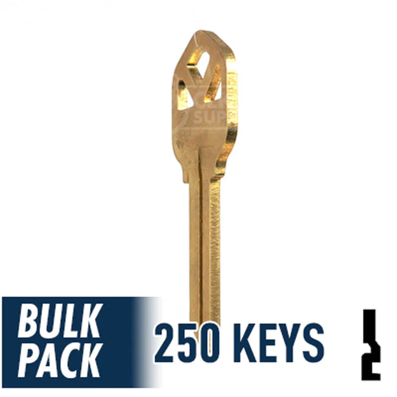 Uncut Key Blank | Kwikset | KW1 - 250 Pack - Image 21