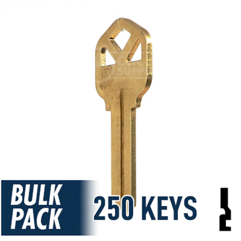 Uncut Key Blank | Kwikset | KW1 - 250 Pack - Image 22