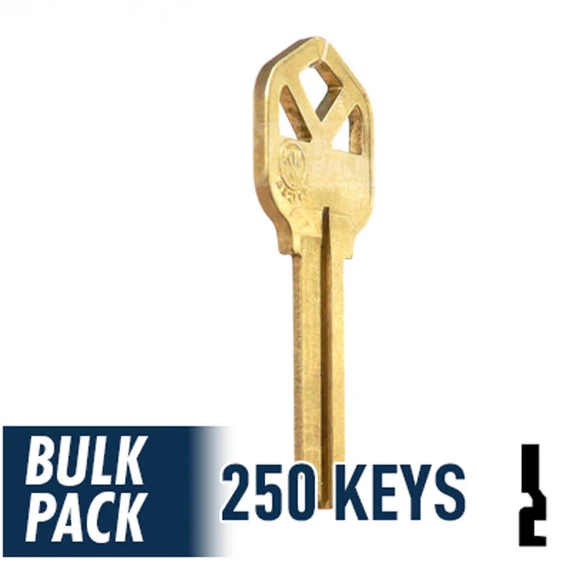 Uncut Key Blank | Kwikset | KW1 - 250 Pack - Image 5
