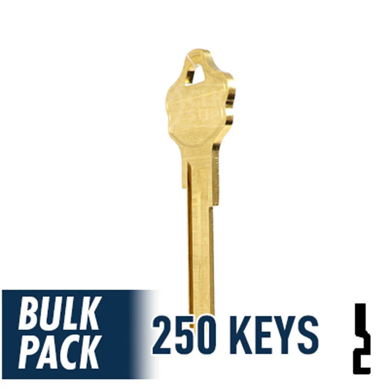 250 Pack KW10 Kwikset Key (Brass) - Image 10