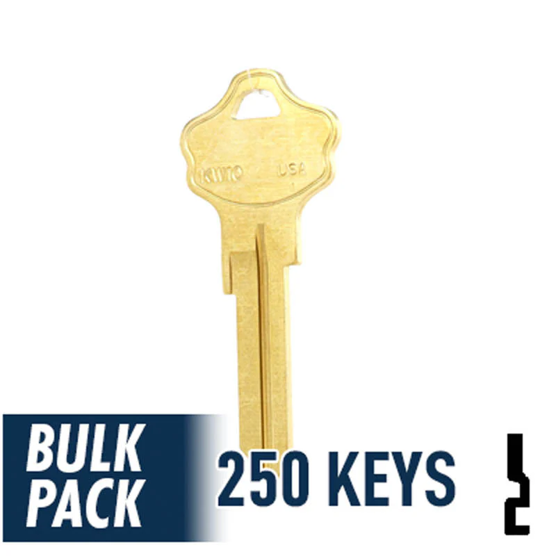 250 Pack KW10 Kwikset Key (Brass) - Image 24