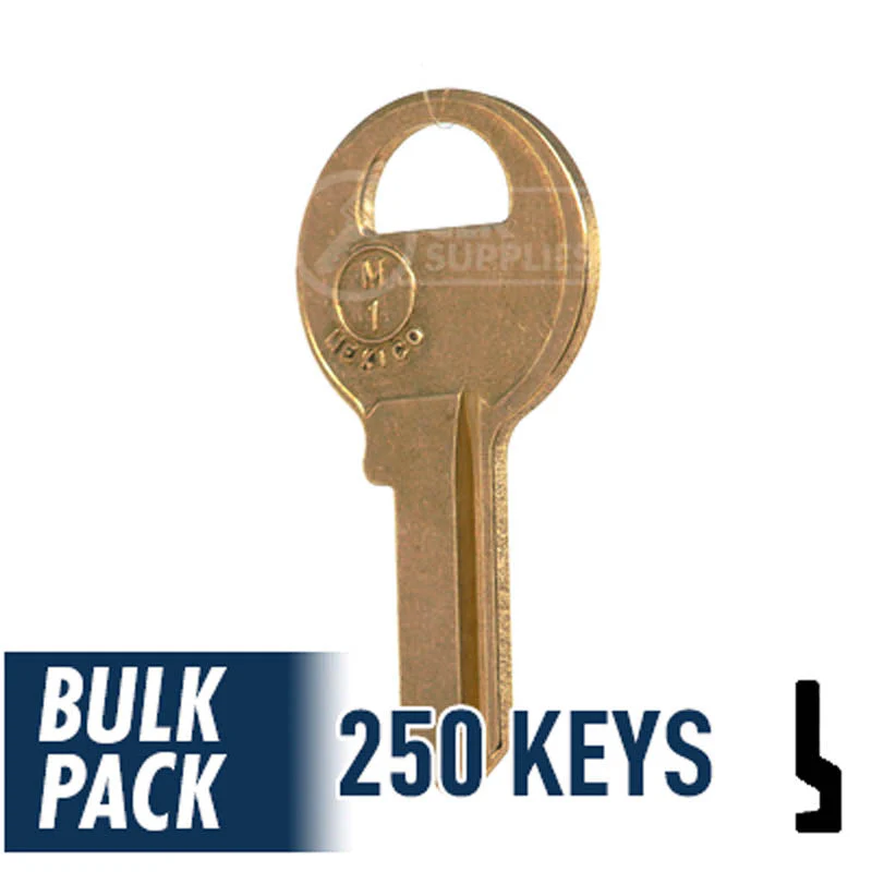 Uncut Key Blank | Master Padlock | M1 - 250 Pack - Image 22