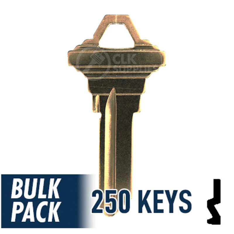 Uncut Key Blank | Schlage | SC1 - 250 Pack - Image 13