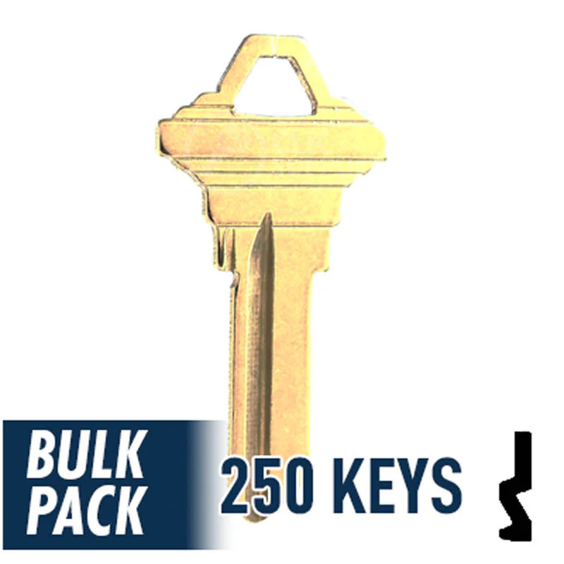 Uncut Key Blank | Schlage | SC1 - 250 Pack - Image 14