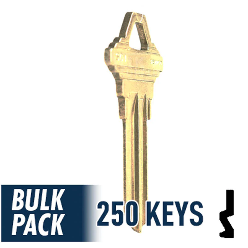 Uncut Key Blank | Schlage | SC1 - 250 Pack - Image 5