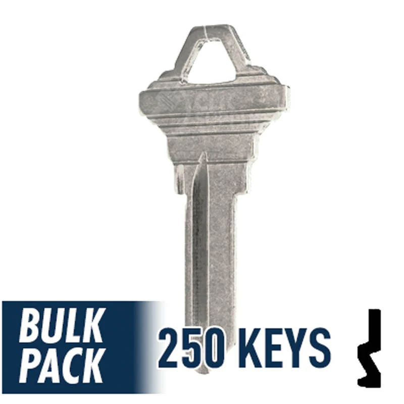 Uncut Key Blank | Schlage | SC1 - 250 Pack ( Nickel Plated ) - Image 11