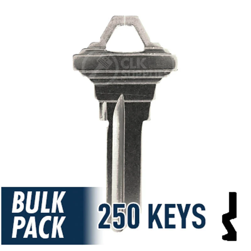 Uncut Key Blank | Schlage | SC1 - 250 Pack ( Nickel Plated ) - Image 13