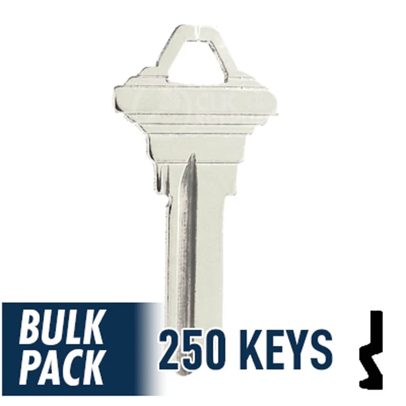 Uncut Key Blank | Schlage | SC1 - 250 Pack ( Nickel Plated ) - Image 14