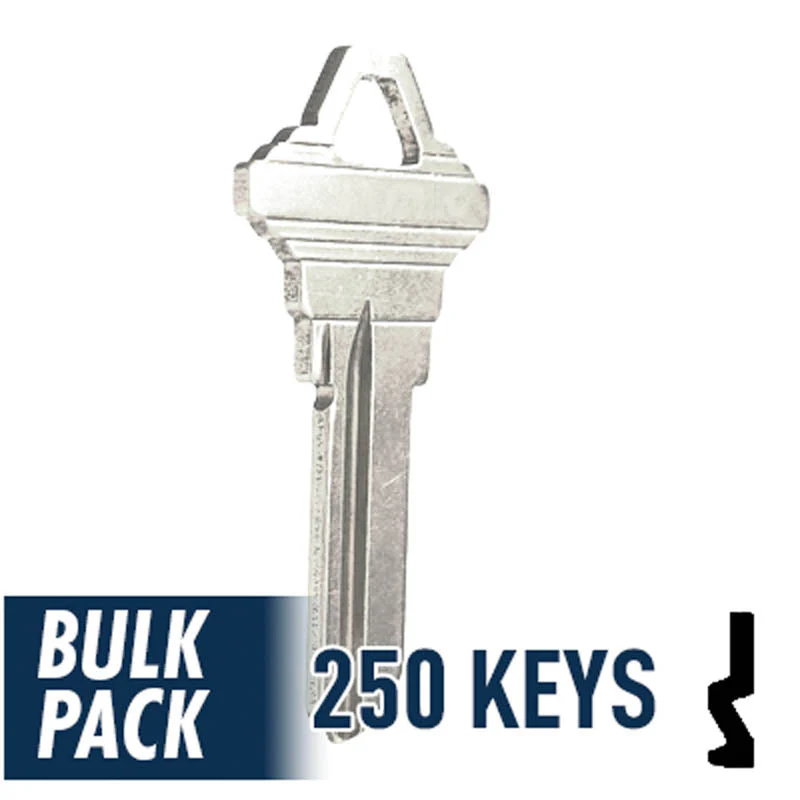 Uncut Key Blank | Schlage | SC1 - 250 Pack ( Nickel Plated ) - Image 16
