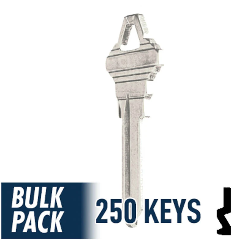 Uncut Key Blank | Schlage | SC1 - 250 Pack ( Nickel Plated ) - Image 9