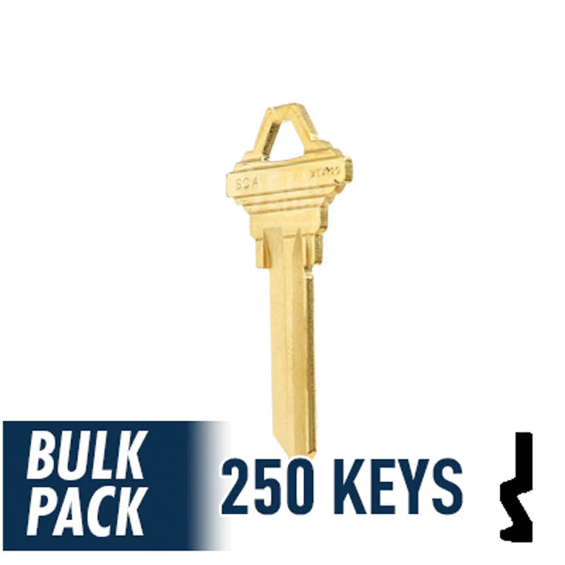 Uncut Key Blank | Schlage | SC4 - 250 Pack - Image 23