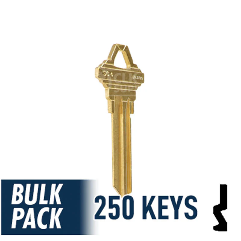 Uncut Key Blank | Schlage | SC4 - 250 Pack - Image 5