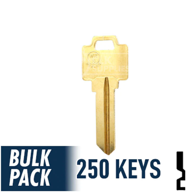 Uncut Key Blank | Weiser | WR5 - 250 Pack - Image 24