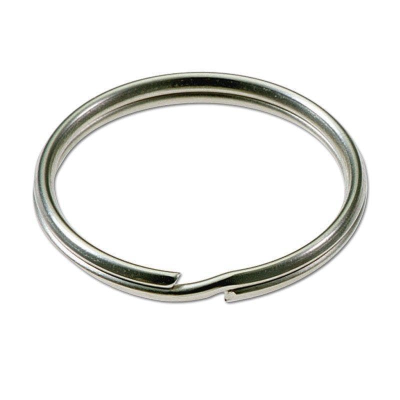 3/4" Nickel Plated Split Keyrings 100/Bag