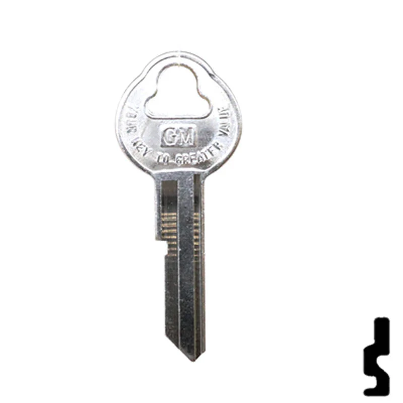Uncut Key Blank | 32319 | GM OEM Secondary Key - Image 14