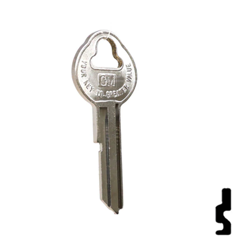 Uncut Key Blank | 32319 | GM OEM Secondary Key - Image 16
