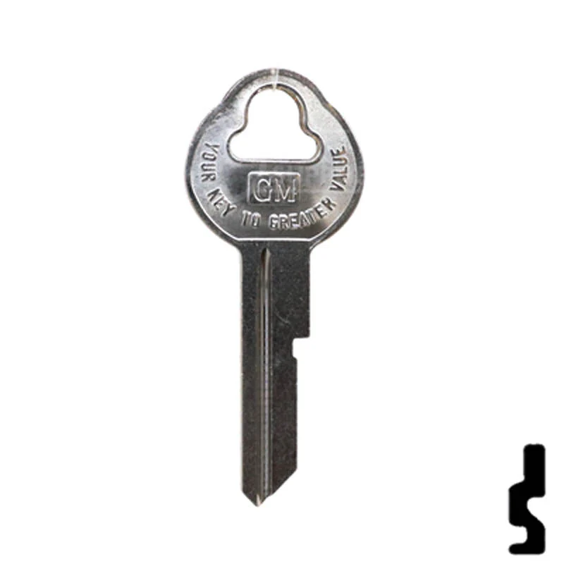 Uncut Key Blank | 32319 | GM OEM Secondary Key - Image 2